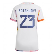 Belgien Michy Batshuayi #23 Bortatröja Dam VM 2022 Korta ärmar